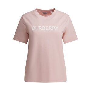 Burberry Women Cotton T-Shirt With Logo